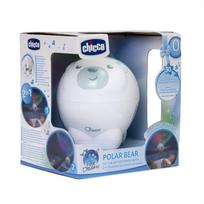 CHICCO Projektorius Baltasis lokys mėlynas