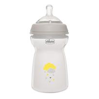 CHICCO NF plastikinis butelis 6m+ 330ml neutralus