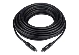 USB-C aktyvus optinis kabelis 15 m ATEN UE3415F — USB-C į USB-C, 15Gbit/s, juodas