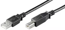 MicroConnect USBAB3B-LSZH USB 2.0 laidas 3 m USB A – USB B juodas