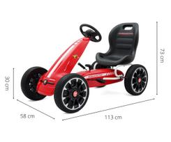 MILLY MALLY Abarth Red pedalinis gokartas
