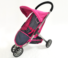 MILLY MALLY Susie Prestige Navy lėlių vežimėlis