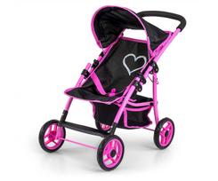 MILLY MALLY Natalie Prestige Black lėlės vežimėlis