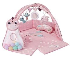 MILLY MALLY TinyMini CC9881 Dino Pink lavinantis kilimėlis