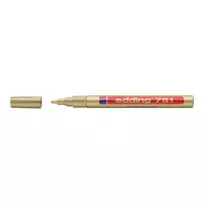 Edding 751 auksinis markeris aukso baltas 1 mm
