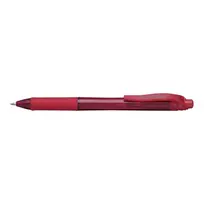 Ištraukiamas rašiklis su segtuku Pentel Energel X 1.0 Raudona