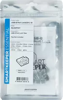 Portų blokavimo kištukas Smartkeeper BL04P1GY USB Type-B pilkas plastikinis 10 vnt.
