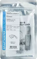 USB Type-B prievado blokatorius Smartkeeper BL04PKGY pilkas plastikinis 1 vnt.