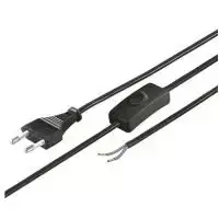 Laidas su jungikliu Goobay NK 105 SWITCH S-150 1,5 m juodas