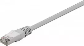 goobay CAT 5e sulankstytas neekranuotas vytos poros (F/UTP) 50 cm jungiamasis laidas pilkas