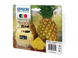 Epson 604XL rašalo kasetė 4 vnt. Originalus didelės talpos juoda, žydra, rausvai raudona, geltona