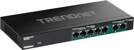 TRENDnet TPE-TG327 – jungiklis, nevaldomas, 5 x 10/100/1000 (PoE+) + 2 x 10/100/1000/2.5G (PoE+), montuojamas ant sienos, PoE+ (70 W), TAA