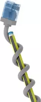 Goobay Ultra-Flexible CAT 6A Patch Cable slim U/UTP pilkas - itin trumpas kištukas (74220)