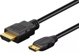 Goobay 74431 itin greitaeigis HDMI kabelis, HDMI A tipo į Mini HDMI C tipo, HDMI 2.1, 8K 60 Hz, 3 m