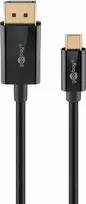 Goobay USB-C į DisplayPort laidas 4K 60 Hz 3 m juodas (75706)