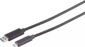 USB-A į USB-C adapterio laidas ShiverPeaks 30-38105 — USB 3.2 (5Gbps) 25 m