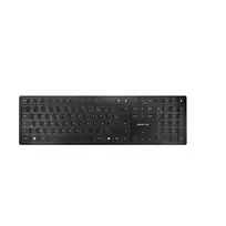 CHERRY KW 9100 SLIM belaidė klaviatūra RF Wireless + Bluetooth AZERTY juoda