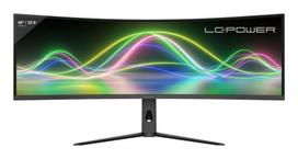 Monitorius LC-Power LC-M49QCK 49 colių lenktas VA LCD, Dual QHD (5120×1440), 3 ms, 32:9, VESA, aukštis reguliuojamas, juodas