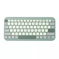 ASUS KW100 /GN/GE/81 belaidė klaviatūra Bluetooth QWERTZ Žalia, Šviesiai žalia