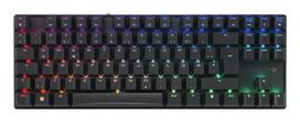Mechaninė žaidimų klaviatūra CHERRY XTRFY Cherry MX 8.2 TKL Wireless – be skaičių bloko, QWERTZ, USB + RF + Bluetooth, RGB, juoda