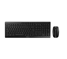 CHERRY Stream Desktop belaidė klaviatūra su pele RF Wireless juoda