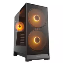 COUGAR Midi Tower korpusas, Airface 180, ARGB, juodas