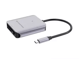 Conceptronic BIAN09G 3-in-1 kortelių skaitytuvas USB 3.2 Gen 2, CFast 2.0, SD TF/MicroSD 4.0, UHS-II