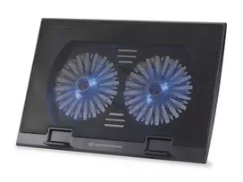 Conceptronic THANA aušinimo padėklas nešiojamam kompiuteriui, iki 17 colių, 2 ventiliatoriai