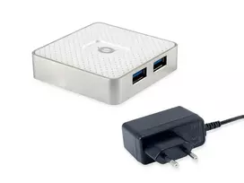 Conceptronic HUBBIES03W USB 3.2 Gen 1 šakotuvas, 4 prievadai, baltas