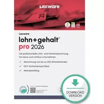 Lexware lohn+gehalt pro 2026 apskaitos programinė įranga 1 licencija 1 metams