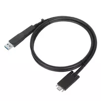 Targus ACC1133GLX USB-C kabelis su varžtiniu fiksavimu ir USB-A adapteriu, 1 m, juodas