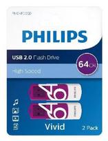 Philips FM64FD05D USB atmintukas 64GB USB Type-A 2.0 violetinė, balta