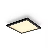Philips Hue White Ambience Aurelle kvadratinis lubinis šviestuvas su Bluetooth ir jungikliu (juodas)