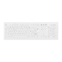Contour Design Active Key ClassicClean medicininė klaviatūra su nuimamu dangteliu, viso dydžio, belaidė, balta C8100