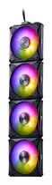 XPG HURRICANE MAG 120 ARGB PWM magnetinis ventiliatorius - Juodas, 12 cm, 300-2000 RPM