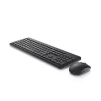 Belaidis klaviatūros ir pelės rinkinys Dell KM3322W, RF 2,4 GHz, pilno dydžio vokiškas QWERTZ, juodas