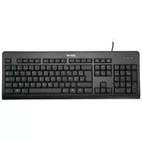 Klaviatūra Wortmann AG TERRA 1500 – pilno dydžio USB, QWERTZ (prancūziška), juoda, su pele