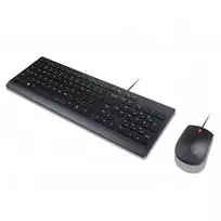 Lenovo 4X30L79897 klaviatūra su pele, laidas USB, QWERTZ vokiškas išdėstymas, juoda