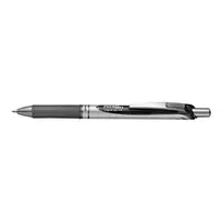 PENTEL EnerGel XM Klick juodas rašiklis su segtuku