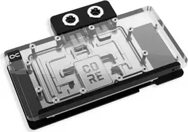 Alphacool Core GPU vandens blokas su galine plokšte, skirtas AMD Radeon RX 9070 XT Steel Legend