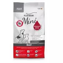 Šlapias šuo maistas Platinum Adult Beef Mini 900 g – suaugusių mažų veislių šunų receptūra
