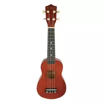Sopraninė ukulelė SUPRIMO UK21 21 colio – liepmedžio korpusas, 12 griovelių, 4 nailono stygos, tamsaus medžio apdaila