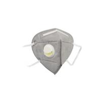 Adult KN95 Face Mask with Breathing Valve 7 Layer Protection 10 Pack Respirator Masks for Airborne Particle Filtration and Dust Prevention One Size