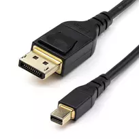 StarTech.com 2 m VESA sertifikuotas Mini DisplayPort į DisplayPort 1.4 laidas - 8K 60Hz HBR3 HDR - itin plonas (34 AWG) itin didelės raiškos 4K 120Hz - monitoriaus/vaizdo laidas
