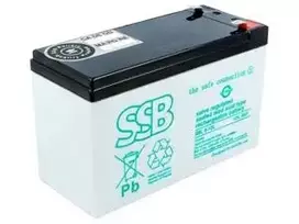 SSB SBL 9-12L akumuliatorius 12V/9Ah T2, tarnavimo laikas 10-12 metų, faston 6,3 mm