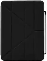 Pipetto Origami No3 Pencil Shield Case Black, Apple iPad 10,2 colių 7 kartos (2022) dėklas su pieštuko laikikliu