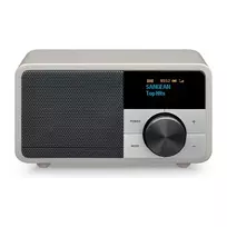 Stalinis radijo imtuvas Sangean DDR-7 Glacier Silver su skaitmeniniu imtuvu ir Bluetooth