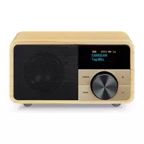 Stalinis radijo imtuvas Sangean DDR-7 Natural Wood FM AM Bluetooth