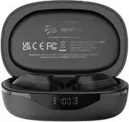 Belaidės ausinės Boompods Sportpods Ocean TWS juodos
