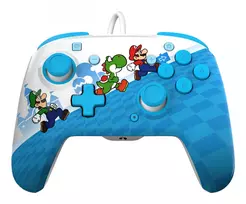 Žaidimų pultas PDP Mario Escape REMATCH, laidinis USB, D-pad, Home mygtukas, įvairiaspalvis, skirtas Nintendo Switch
